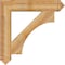 Ekena Millwork Westlake Arts & Crafts Rough Sawn Bracket, Western Red Cedar, 6"W x 36"D x 36"H BKT06X36X36WTL03RWR - alternate 4
